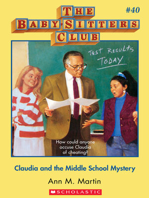 cover image of Claudia and the Middle School Mystery